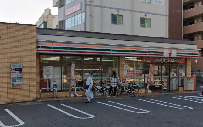 コンビニ　セブンイレブン川崎新作店（コンビニ）まで549m