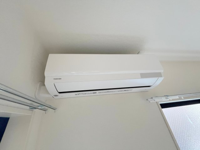 その他設備　エアコンがはじめからついているのはお得ですね。