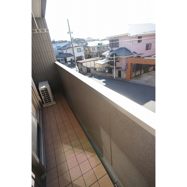 バルコニー　日当たり良好です