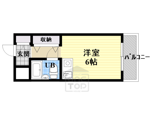 ファインクレスト江坂の間取り写真