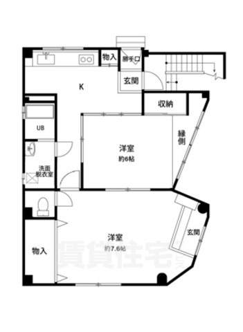 吉祥院中島町戸建の間取り写真