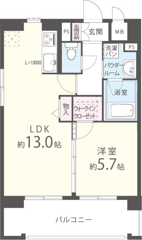 TOMODOAL北梅田の間取り写真