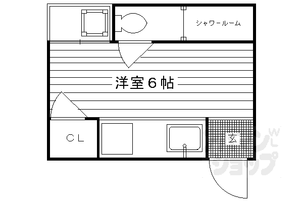 ハイツ松ヶ崎の間取り写真
