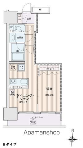 エスティメゾン錦糸町IIの間取り写真