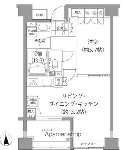 エーデル練馬の間取り写真
