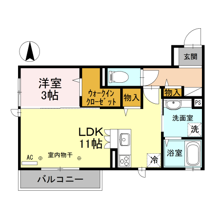 オッツ高田の間取り写真