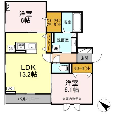 D-ROOM泉崎IIの間取り写真