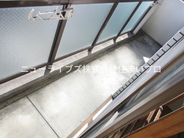 バルコニー　リフォーム中