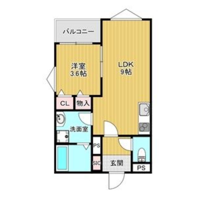 地下鉄谷町線 大日駅 徒歩10分 3階建 新築の間取り写真