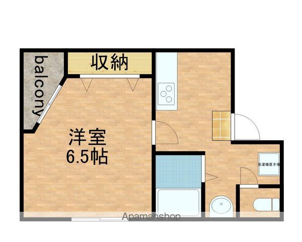 ＪＲ大阪環状線 桃谷駅 徒歩11分 5階建 築37年の間取り写真