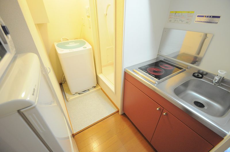 洗面設備　脱衣スペースございます。