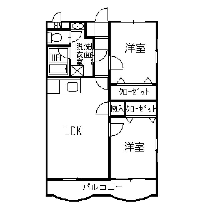 ストークハウスサンＢ棟の間取り