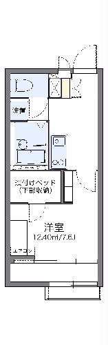 レオパレスおかのごうの間取り