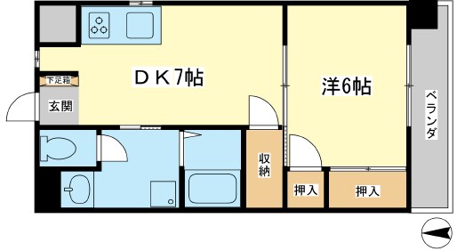 コーポラス神子岡前の間取り