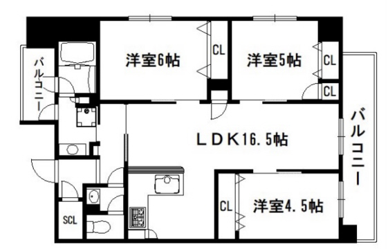 エステムコート京都紫野の間取り