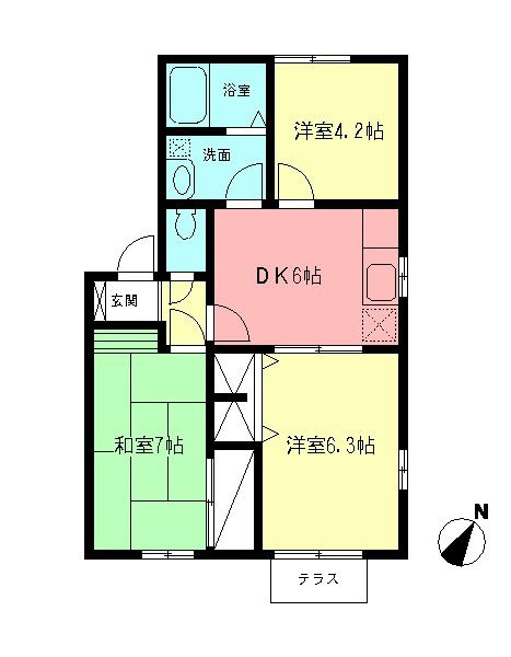 ガーデンテラス壱番館の間取り