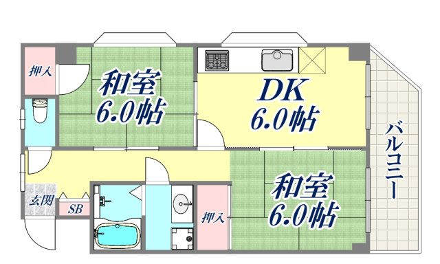 ローレル甲南の間取り