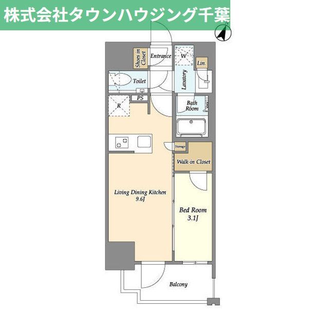 千葉県千葉市中央区富士見１（マンション）の賃貸物件の間取り