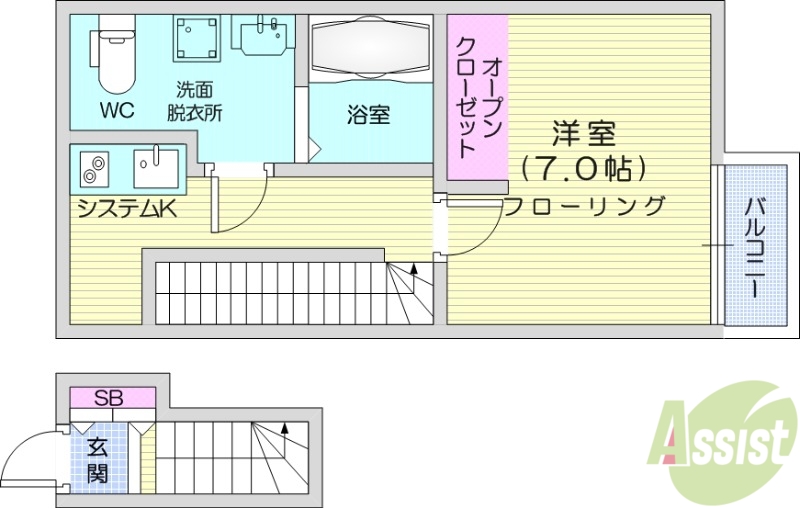 【パールフォレストの間取り】