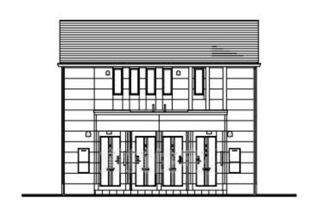 京都市西京区下津林大般若町のアパートの建物外観