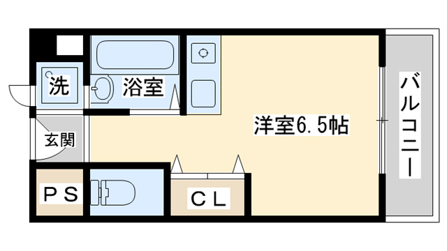 茨木市舟木町のマンションの間取り