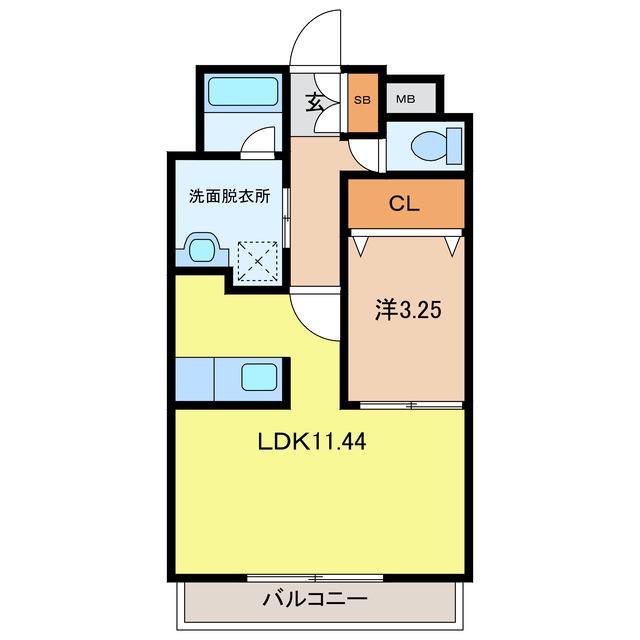 ドエル小串の間取り