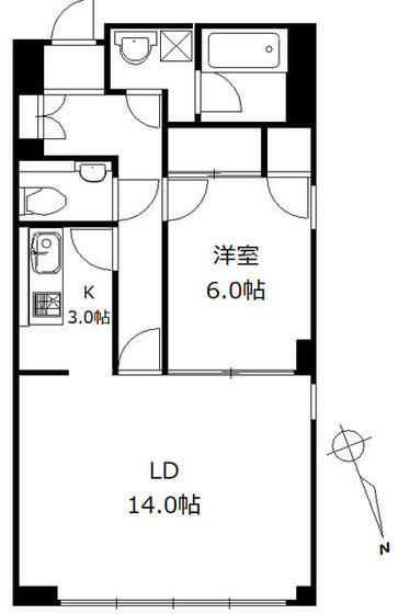 原宿パークハウスの間取り