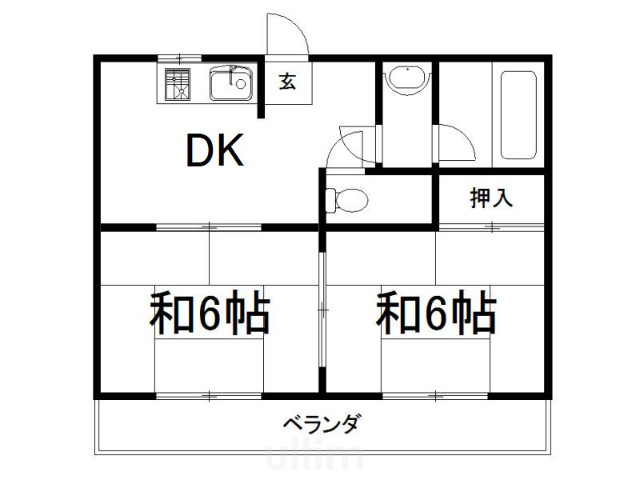 【メゾンフリスコの間取り】