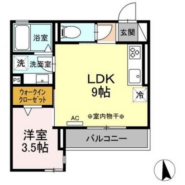 ＯＮＥ　ＴＥＲＭＩＮＡＬ　ＰＬＡＣＥ（ワンターミナルプレイス）の間取り