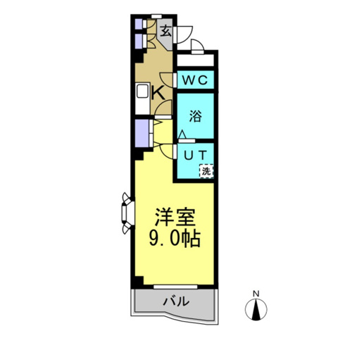 コスモなかねの間取り