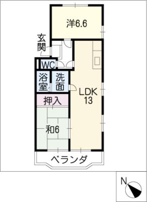 エトワール小山の間取り