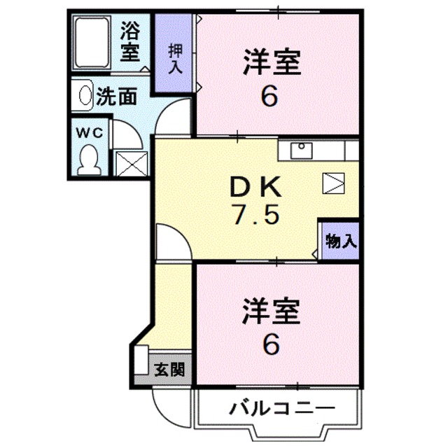 ゾーナヴェルデII番館の間取り