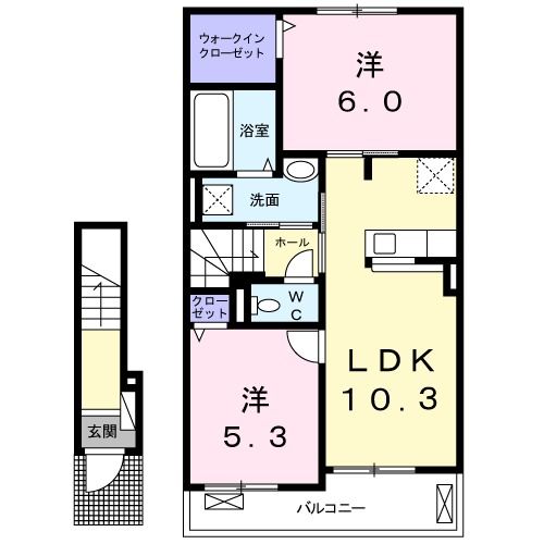 Ｃ・Ｃの間取り