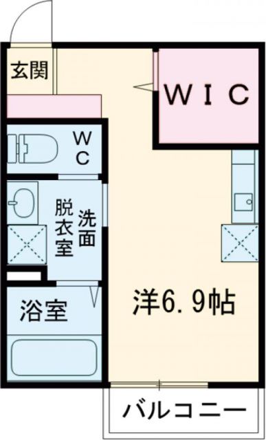 八千代市萱田町のアパートの間取り