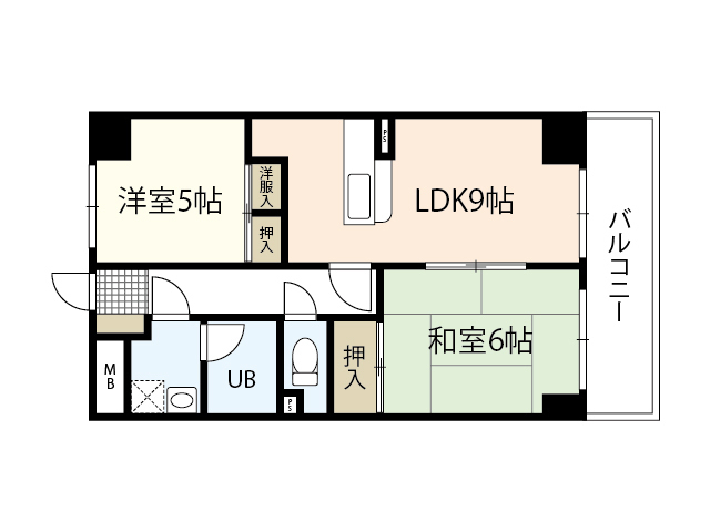 双葉ヒルズ横川駅前の間取り