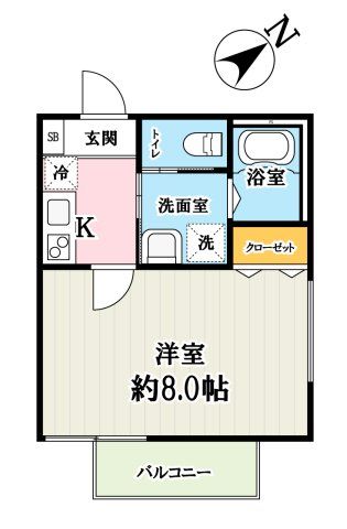 さいたま市西区大字西遊馬のアパートの間取り