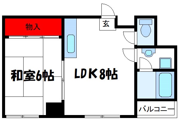 ハイネスイイダの間取り