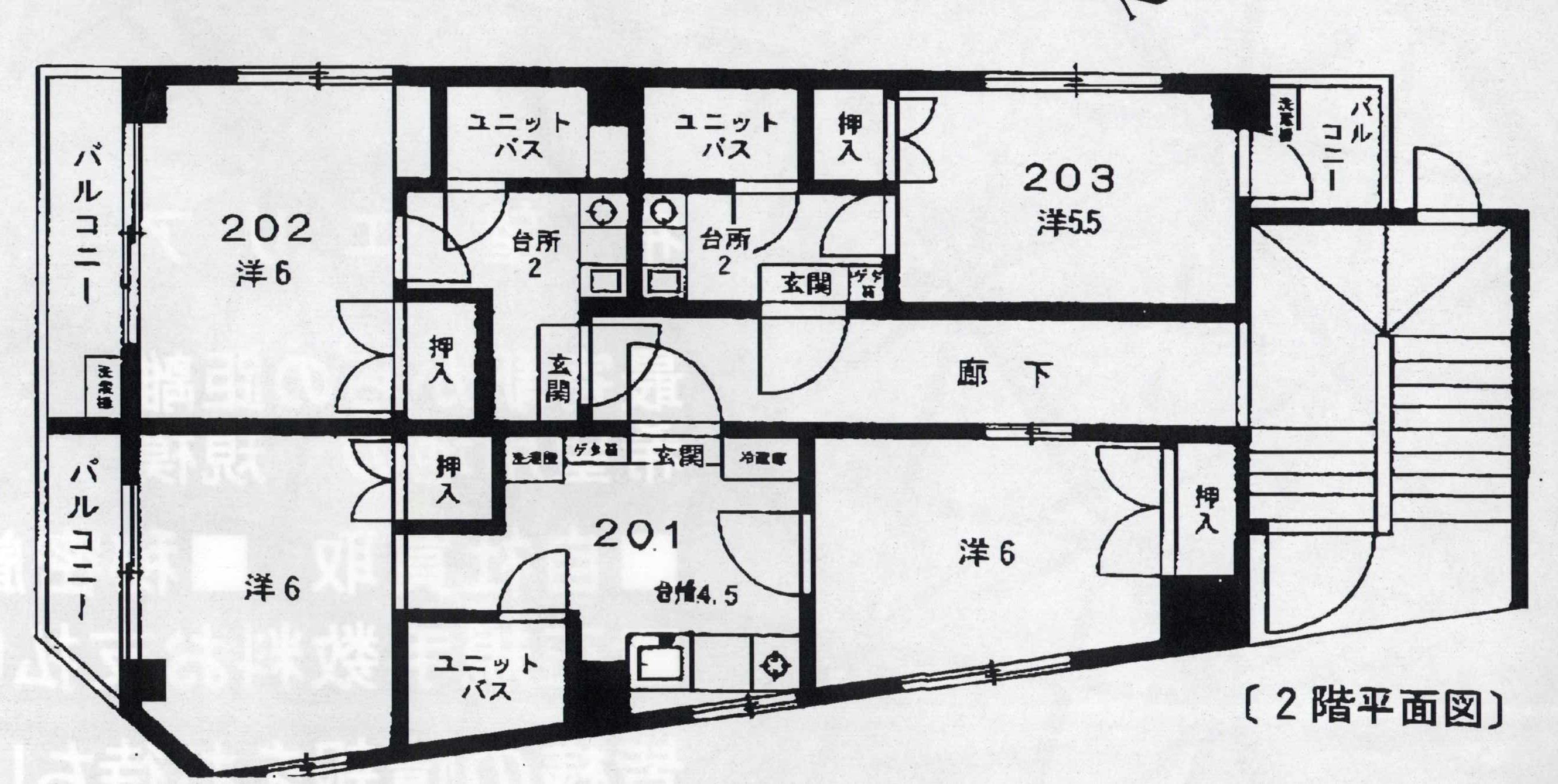 柳田ビルの間取り