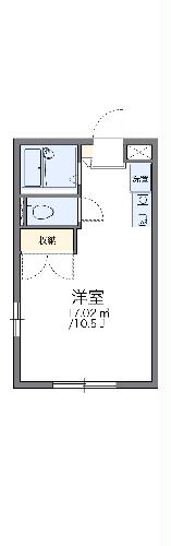 レオパレスＮＡＩＴＯＵＢの間取り