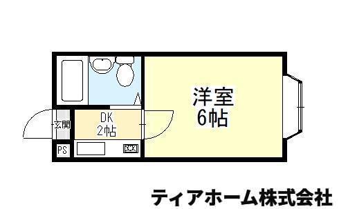 香芝市逢坂のマンションの間取り