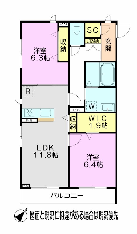 ブエナビスタIの間取り