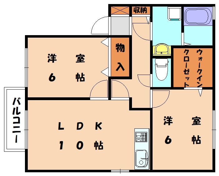 カサベルデの間取り