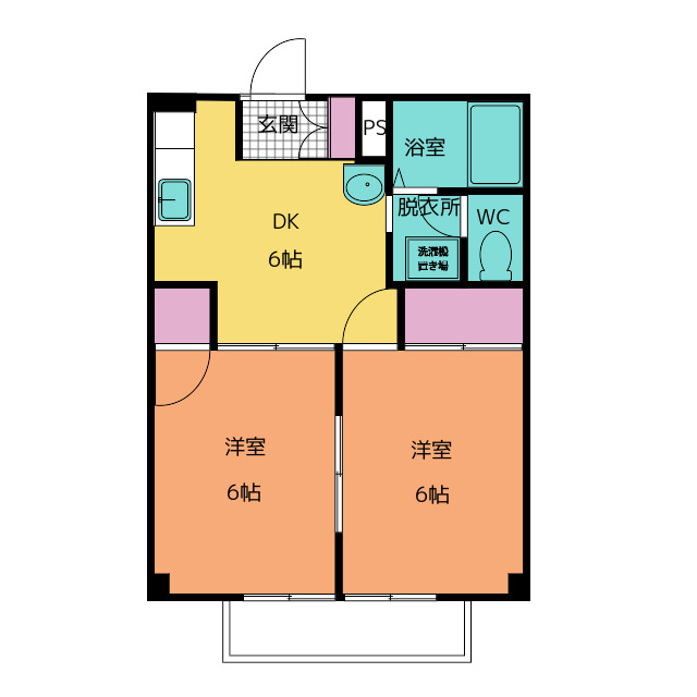 ファミール桂の間取り