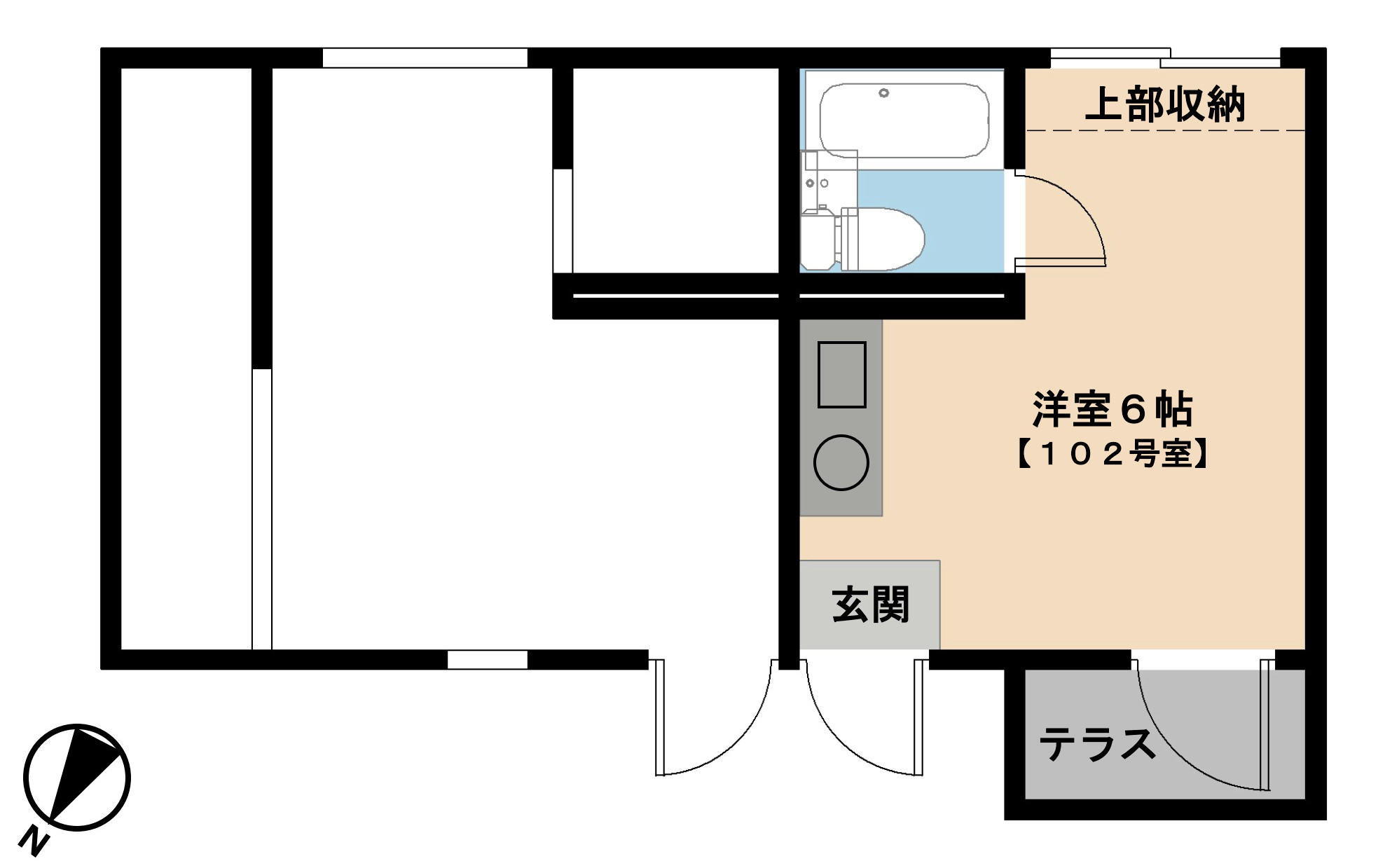 グリーンルーフ下鴨の間取り