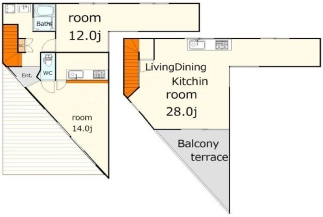 U-FLATの間取り