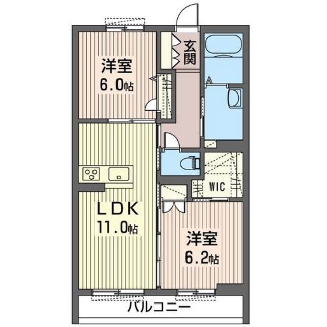 フォンテーヌ思水の間取り