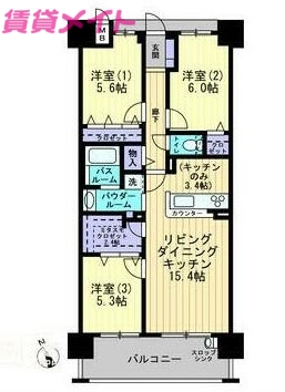 アルファステイツ四日市新正の間取り