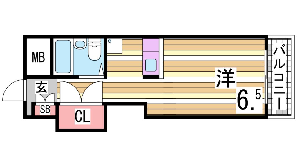 モンテメール学園前の間取り