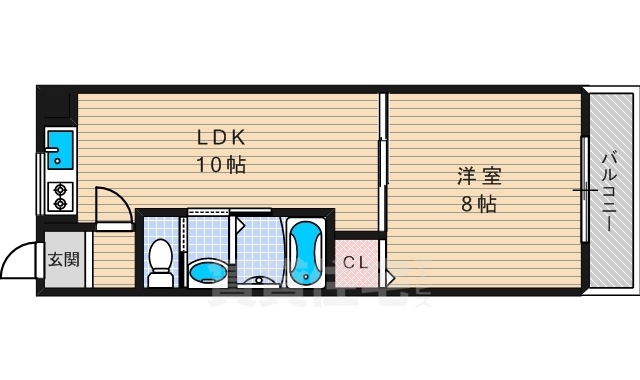 レオハイム長尾3の間取り