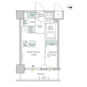 江東区亀戸のマンションの間取り